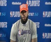 LeBron James On The Message On The Lakers' Hats from 2015 06 dole hat high