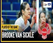PVL Player of the Game Highlights: Brooke Van Sickle erupts with career-high 36 points in Petro Gazz's win over Chery Tiggo from gal video ke van