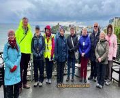 After the wettest March on record, April started in much the same vein. The rain was a couple of degrees warmer, but the winds were just as ferocious. But this didn’t deter the Steps2Health walkers!