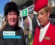 Maree Lane speaks to The Standard on day one of the 2024 May Races from racing font generator