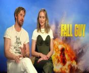 It&#39;s clear Emily Blunt and Ryan Gosling are friends, but the Fall Guy stars still have their fall-outs, as she told Melissa Nathoo, mainly over Ryan&#39;s dislike of a full English breakfast. She also has concerns over his crying to Taylor Swift. Report by Nathoom. Like us on Facebook at http://www.facebook.com/itn and follow us on Twitter at http://twitter.com/itn