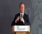 Lord Cameron has stressed the importance of enhancing the UK&#39;s security, including revisiting foreign policy and increase spending on defence. Report by Alibhaiz. Like us on Facebook at http://www.facebook.com/itn and follow us on Twitter at http://twitter.com/itn