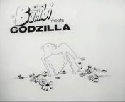 Bambi Meets Godzilla (1969) - Marv Newland from gacha sonic and godzilla