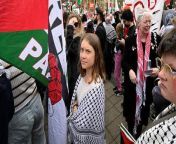 Greta Thunberg has joined pro-Palestine protests in Malmo against Israel competing in the Eurovision Song Contest.The climate activist, 21, was at the Stop Israel demonstration, between Stortorget and Molleplatsen in the centre of the Swedish city ahead of a performance by singer Eden Golan - who represented Israel in the second semi-final on Thursday night (9 May).Ms Thunberg was wearing a keffiyeh, a scarf commonly used to show support for Palestine, around her body in the centre of the crowd.She was seen flanked by other young activists.