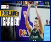 PBA Player of the Game Highlights: Isaac Go scores career-high 22 to help steer Terrafirma past San Miguel for historic playoff win from nj career center