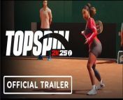 TopSpin 2K25 marks the return of the legendary tennis simulation game developed by 2K Sports. Take a look at the latest gameplay showcase offering a look into player-specific signature animations, reactive court physics, venue environment experiences, and gameplay mechanics such as serving mechanics, timing and power meters, and more. TopSpin 2K25 is launching on April 26 for PlayStation 4 (PS4), PlayStation 5 (PS5), Xbox One, Xbox Series S&#124;X, and PC.