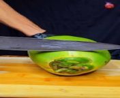 beautiful green coconut ASMR #satisfying from trs coconut
