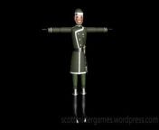 A video, of the Omar 3D model. Omar is equipped with his dagger. Created by Scott Snider using 3DS MAX. Uploaded 04-02-2024.