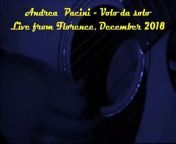 Volo da solo(acoustic version) - Andrea Pacini- Live from Florence December 2018.Images and editing Fernando Menichini