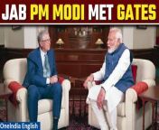 Catch the exclusive highlights of the conversation between Prime Minister Narendra Modi and Bill Gates. Explore the key topics discussed and insights shared by these influential figures on critical issues shaping our world today. Don&#39;t miss this insightful dialogue between two global leaders. &#60;br/&#62; &#60;br/&#62;#NarendraModi #BillGates #ModiGates #NarendraModiBillGates #ArtificialIntelligence #TechnologyinIndia #PMModi #PMModiBillGatesConversation #Microsoft #Oneindia&#60;br/&#62;~PR.274~ED.101~GR.121~