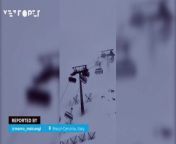 Wind gusts exceeded 100 km/h in several ski resorts, trapping several people. Cretaz chairlift damaged by hurricane-force winds.